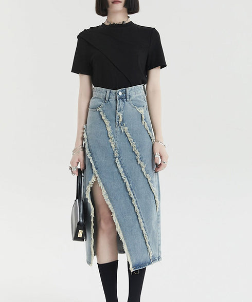 Asymmetric Draped Top